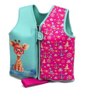 GILET SALVAGENTE BAMBINI NEOPRENE - FUCSIA - 12-24 M