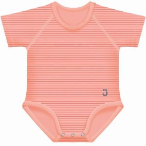 BODY TAGLIA UNICA 0-36 MESI PER NEONATO E BIMBO IN COTONE BIO 4SEASON CORALLO