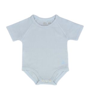 BODY TAGLIA UNICA 0-36 MESI PER NEONATO E BIMBO IN COTONE BIO 4SEASON AZZURRO PASTELLO JBIMBI
