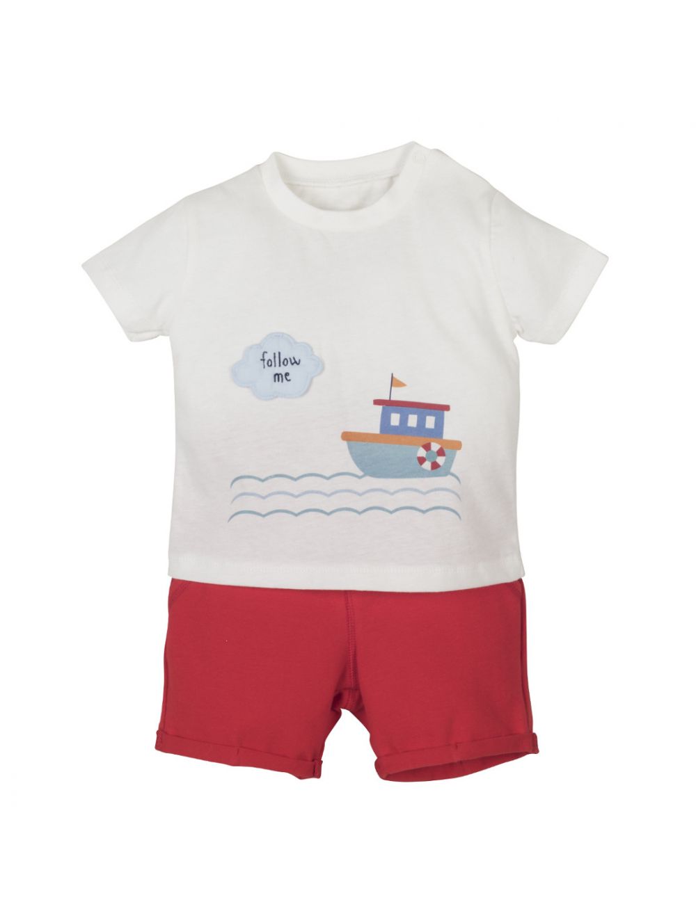 COMPLETO ESTIVO NEONATO BAMBINO BIO MAGLIA E PANTALONCINO 6 MESI 3 ANNI