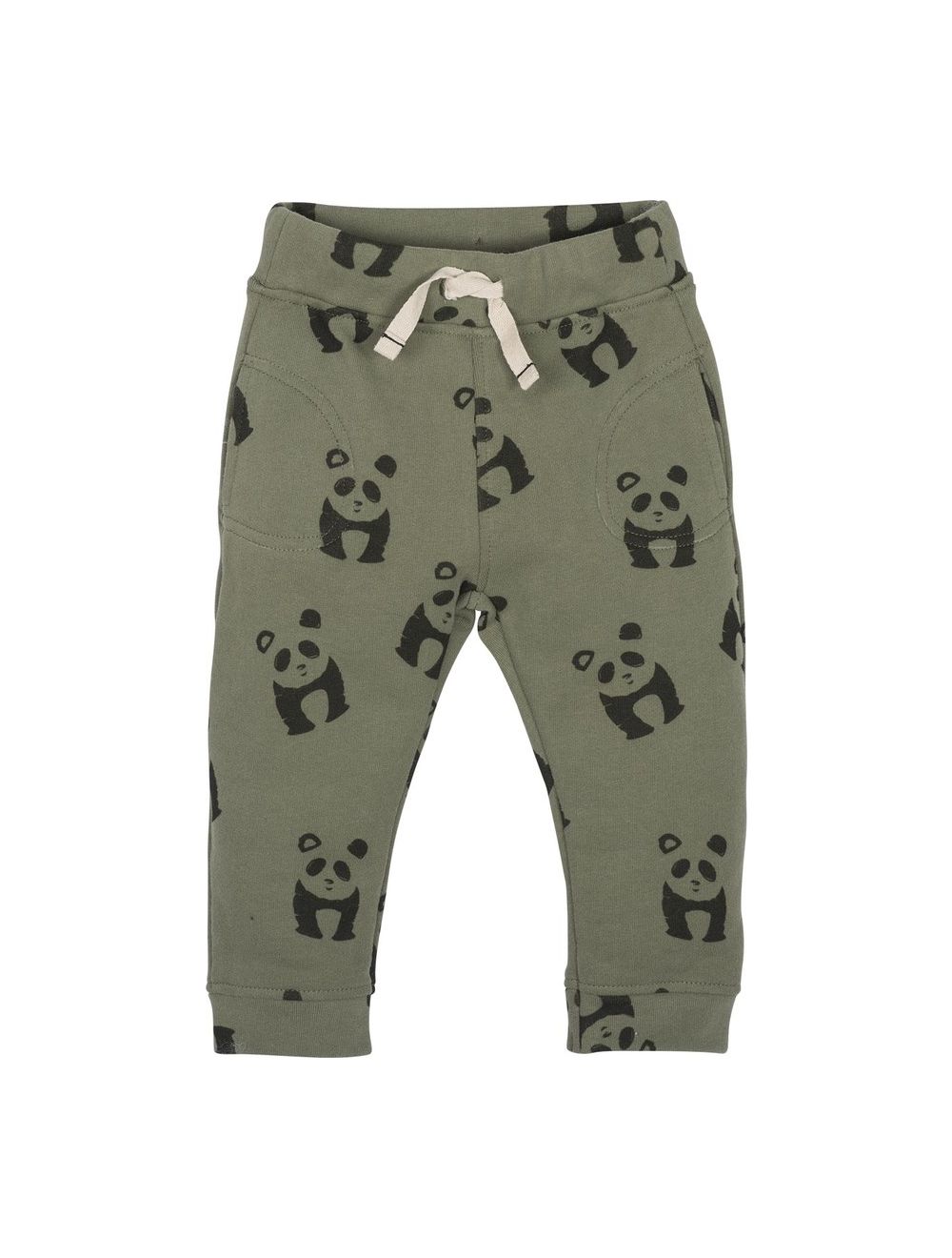 PANTALONE TUTA NEONATO BAMBINO COTONE BIOLOGICO 3 - 24 MESI - PANDA