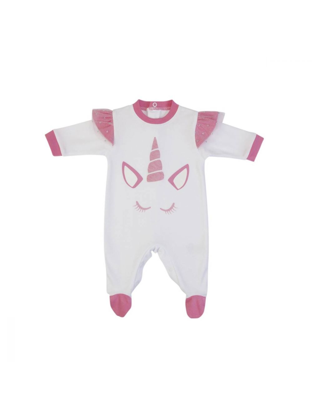 Tutina Neonata Nascita Manica Lunga Primavera Estate Unicorno