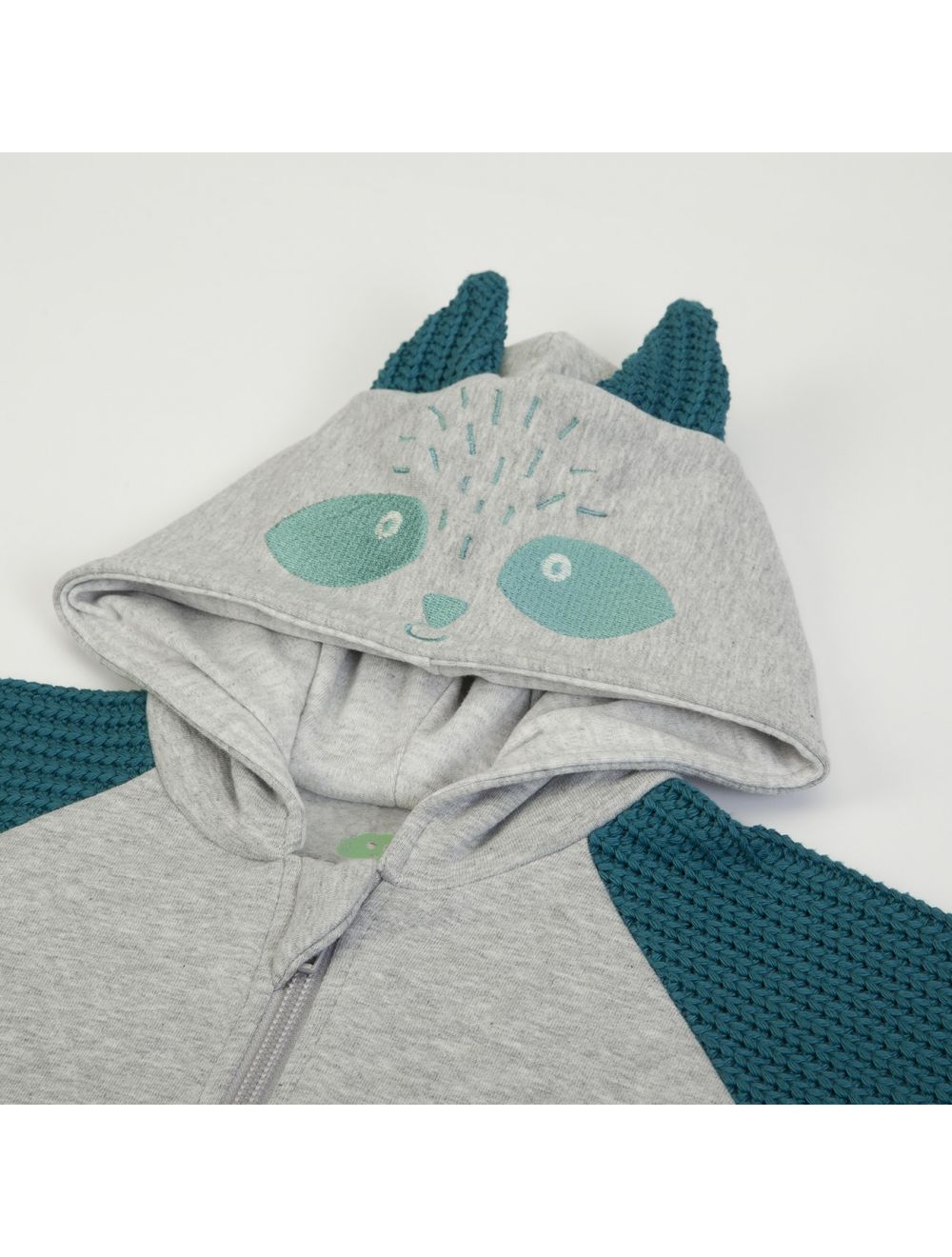 Giacca Neonato Bambino in Felpa con Zip Volpe