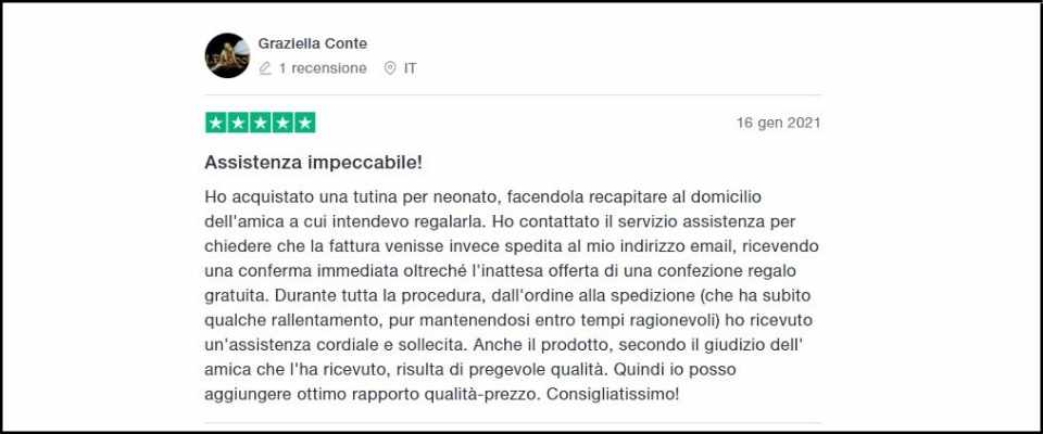 Recensioni Trust Pilot